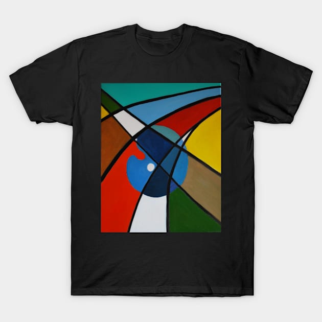 Abstract Roads T-Shirt by KostasK